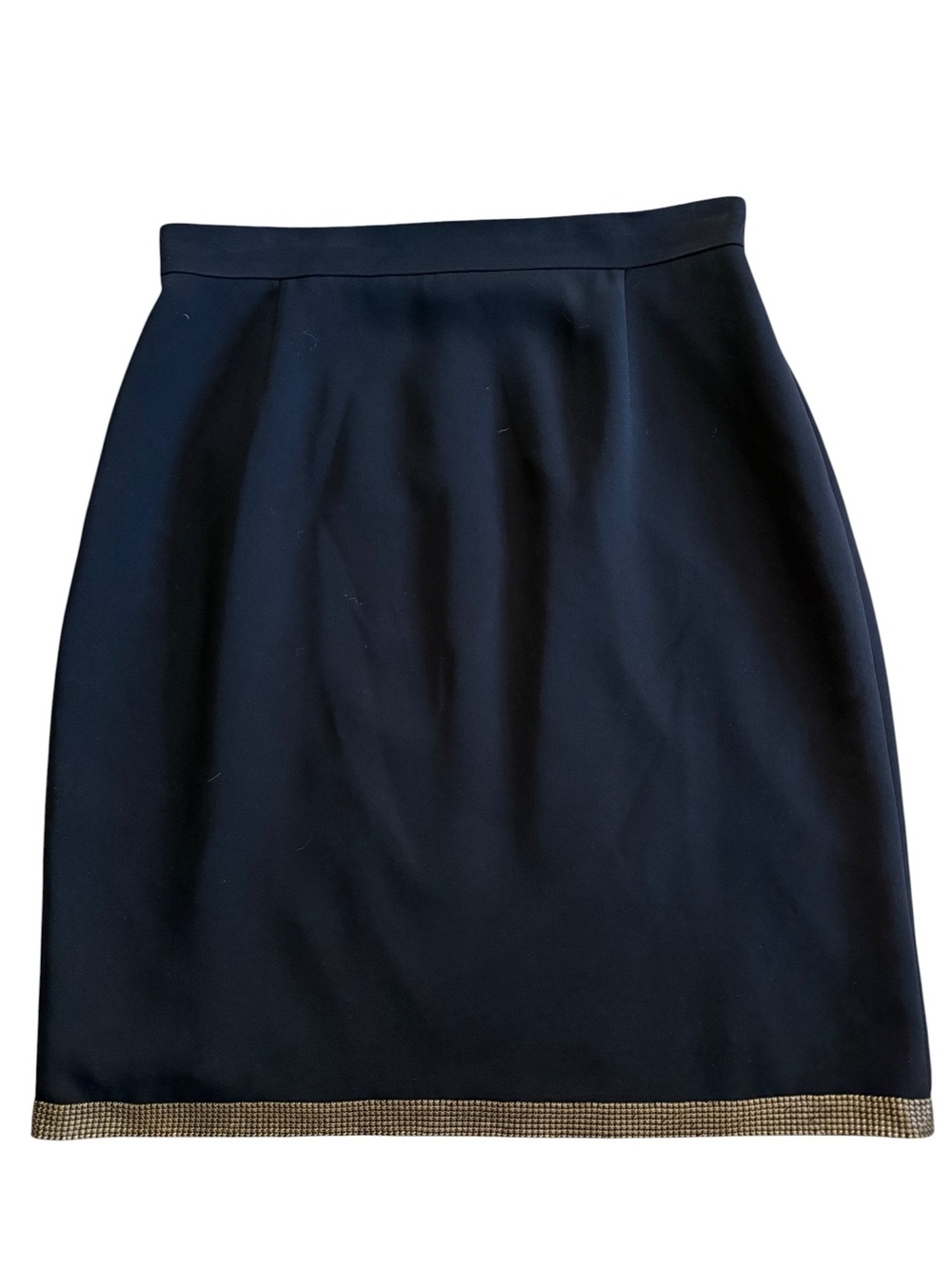Elie Tahari Classic Black Women's Skirt with Metallic Trim - Picture 1 of 3